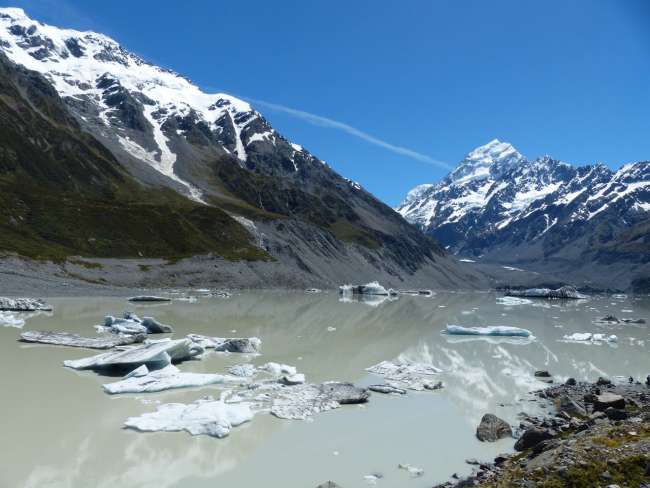 Mount Cook - the highest mountain in New Zealand