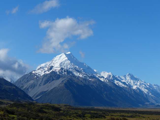 Mount Cook - der höchste Berg Neuseelands