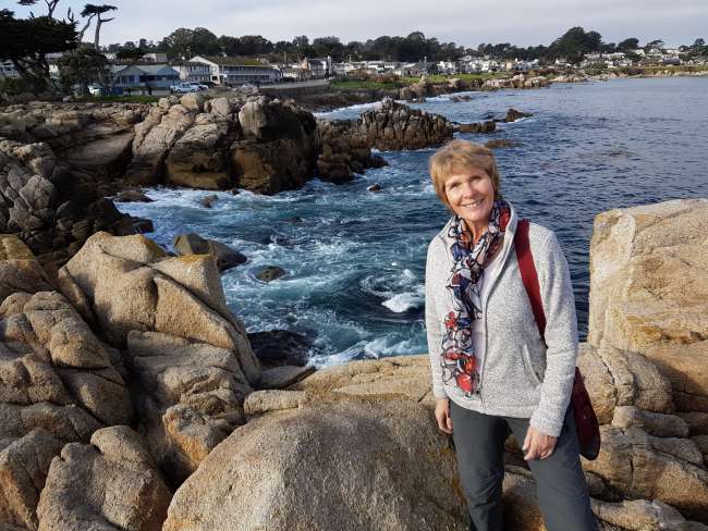 Lovers Point / Pacific Grove - just 2 blocks from our lovely bed and breakfast. Here you can romp around unrestrained.