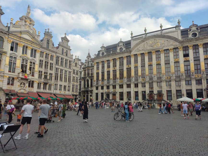 Die goldene Altstadt Brüssels