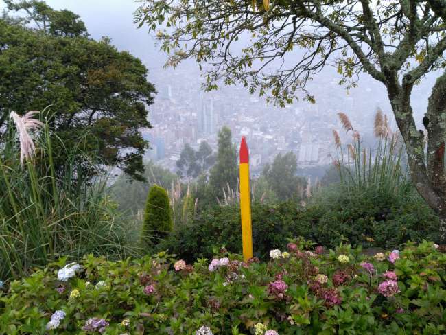 Blick auf Bogotá von Montserrate