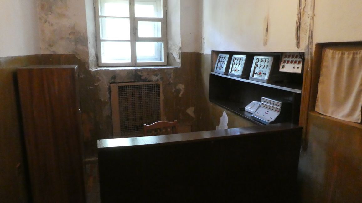 Im KGB-Museum: der Abhörraum im Originalzustand