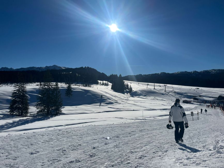 Herr Weichard im Schnee