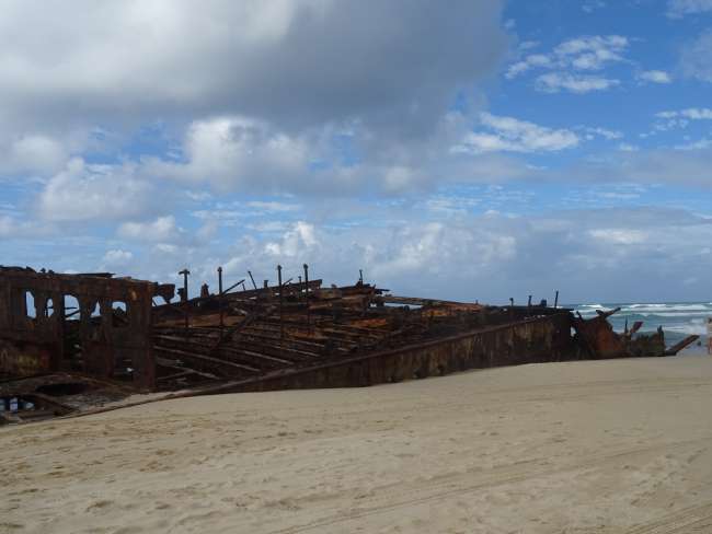 Schiffswrack auf Fraser Island