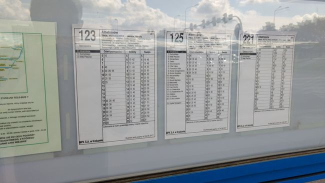 Finally, I can read the bus schedule again