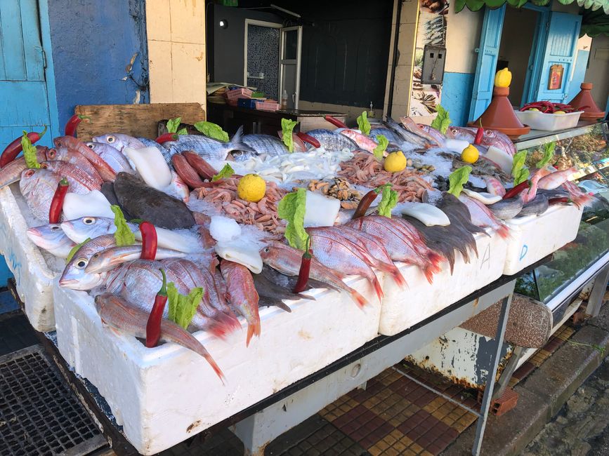 Fresh fish is a must by the sea.