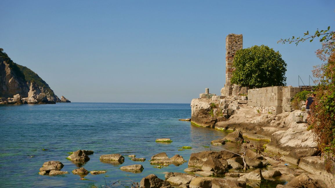 Bathing area at the old watchtower