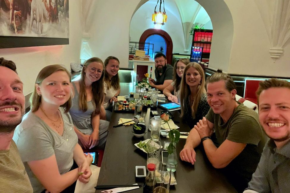 Reunion with (nearly) the whole Regensburg Crew 🥰
