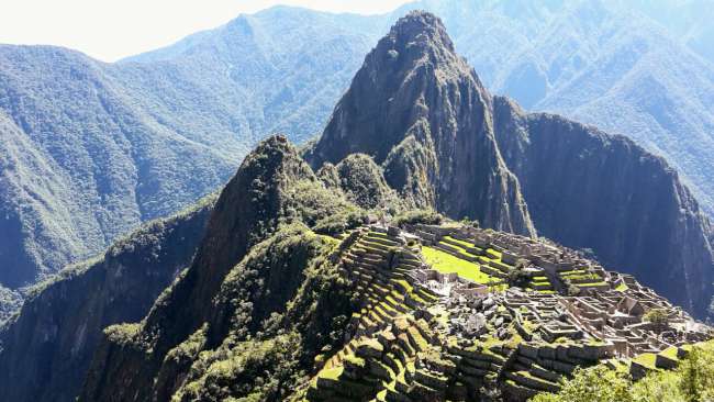 Totally impressive surroundings of Machu Picchu