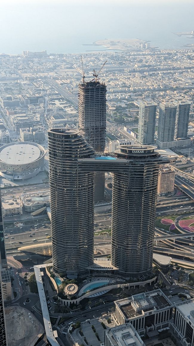 Up on the Burj Khalifa