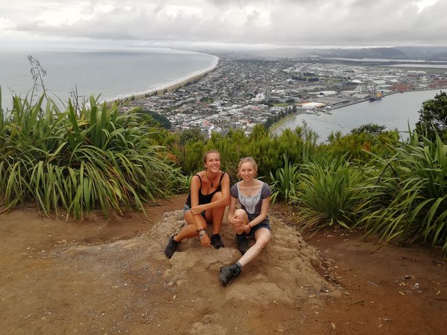 On top of Mt. Maunganui 