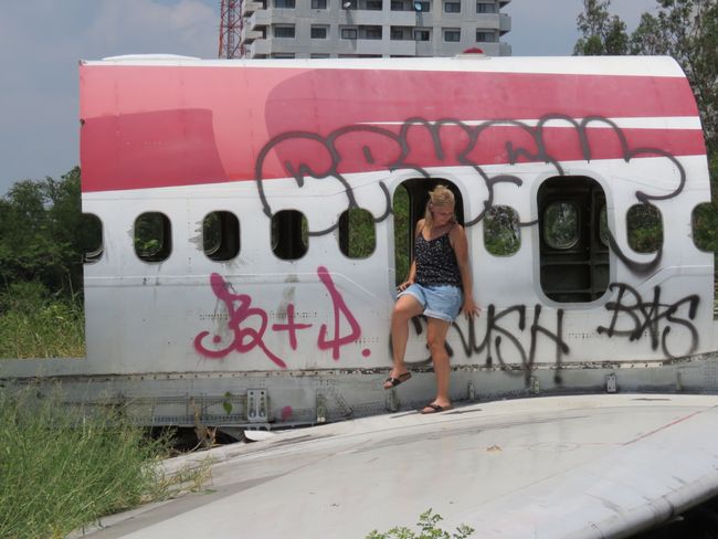 At the airplane graveyard