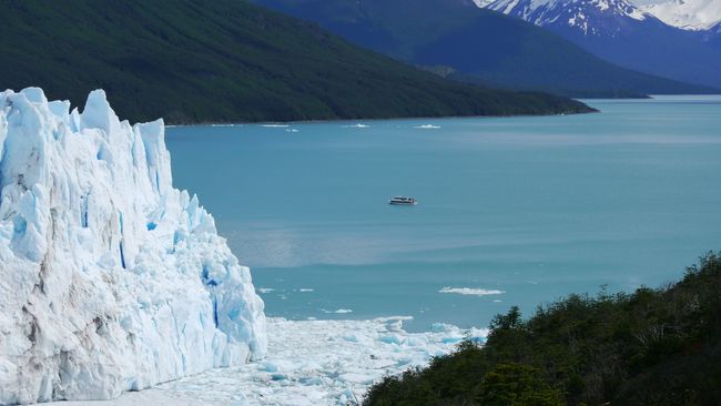 Parque Nacional Los Glaciares: पैदल यात्रा निराशा र calving ग्लेशियर