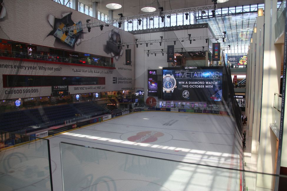 Ice Rink in der Dubai Mall