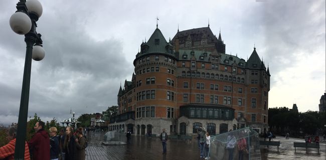 We have arrived in Quebec