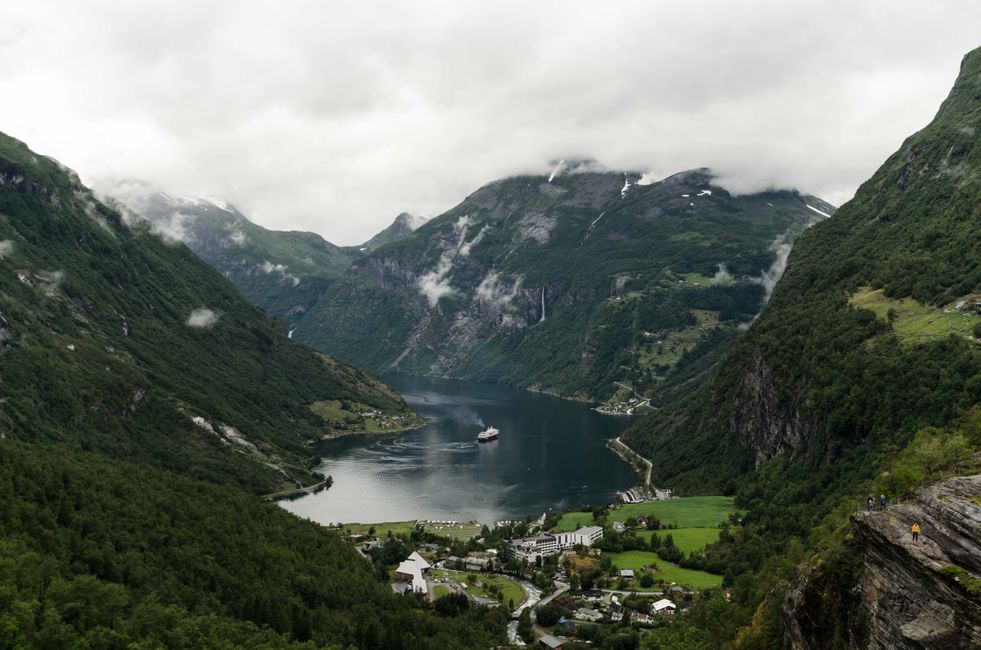 Amazing view of the Geirangerfjord