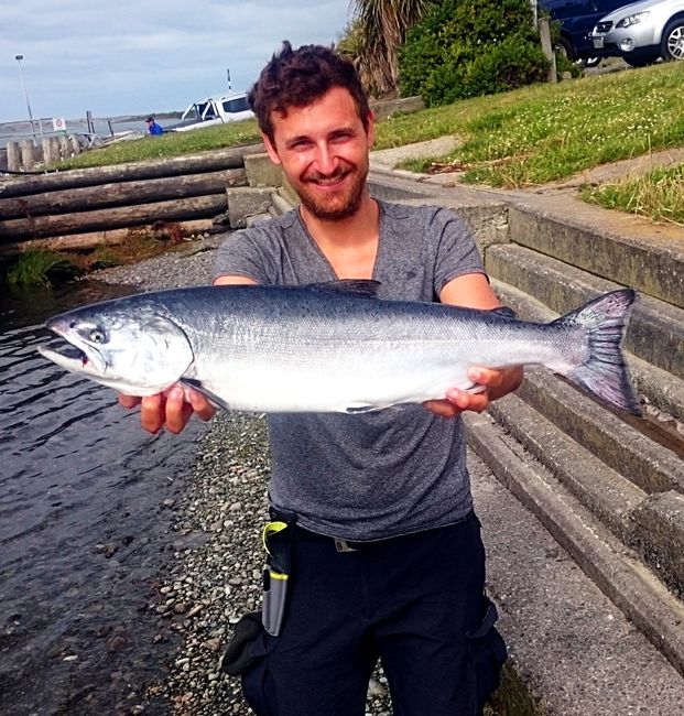 Domi's salmon, 75 cm and 9 pounds