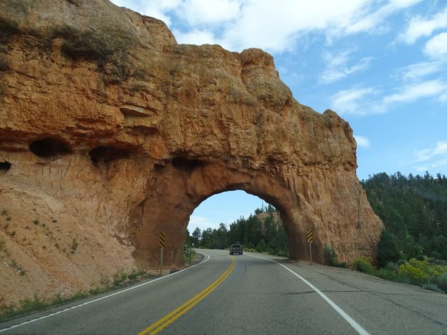 on the way to Bryce Canyon