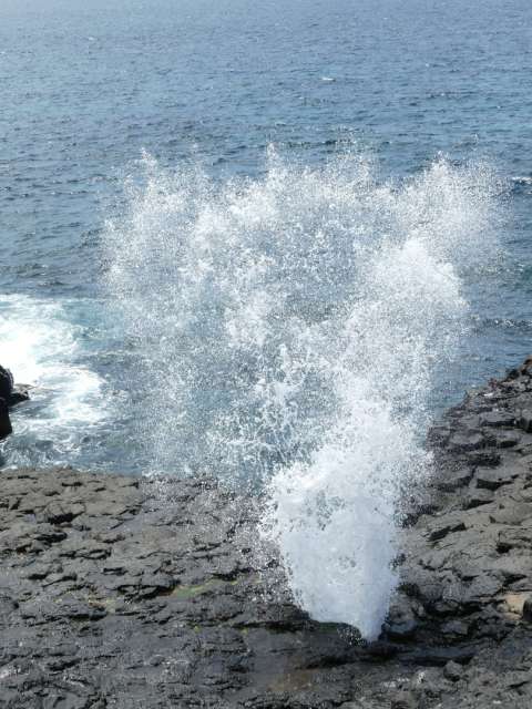 Eruption of the Little Blowhole