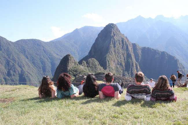 The Inca ruins of Machu Picchu