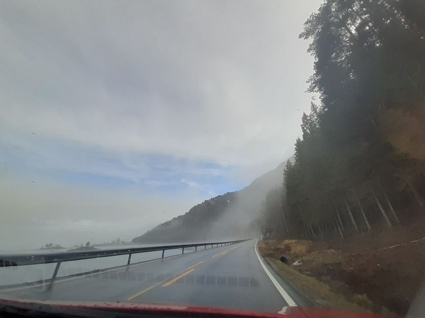 Fog on the journey