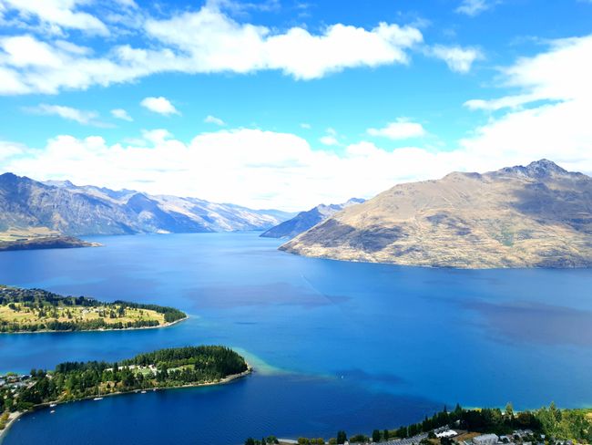 Queenstown from above 