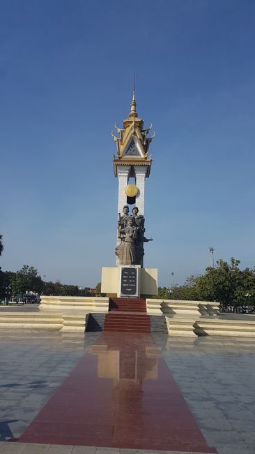 Cambodia-Vietnam Friendship Monument. 