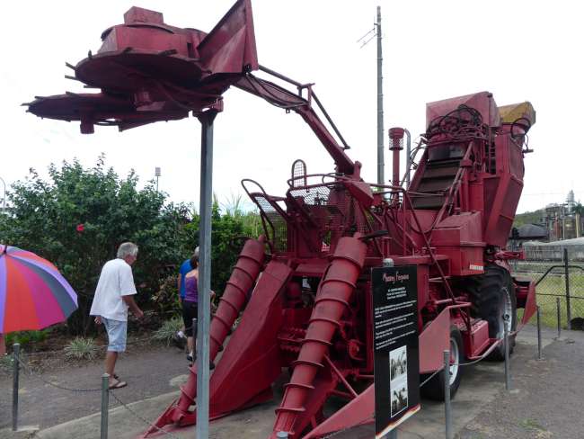 A Sugar Cane Harvesting Machine