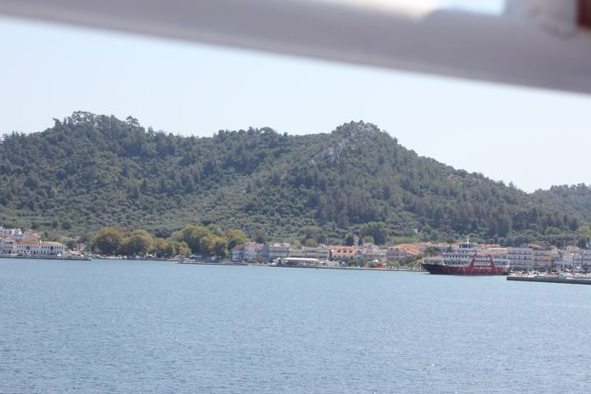 24.08.2018 - Departure via Kavala, Chrisoupoli, Keramoti by ferry to Thassos