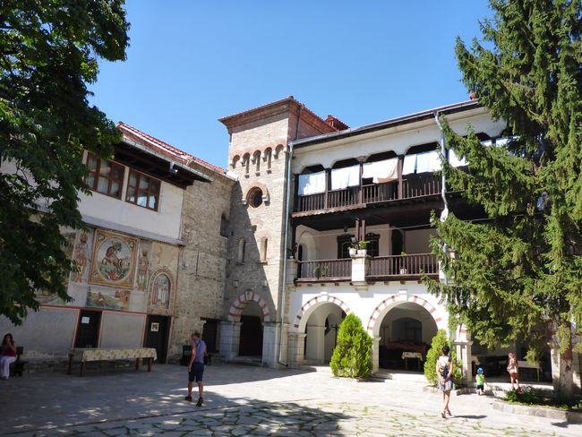Monastery courtyard