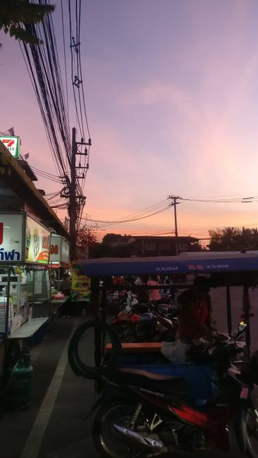 Evening atmosphere in Chiang Mai City