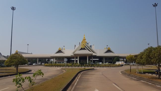 Das hier ist der laotische Grenzübergang. 