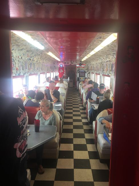Lunch in a train