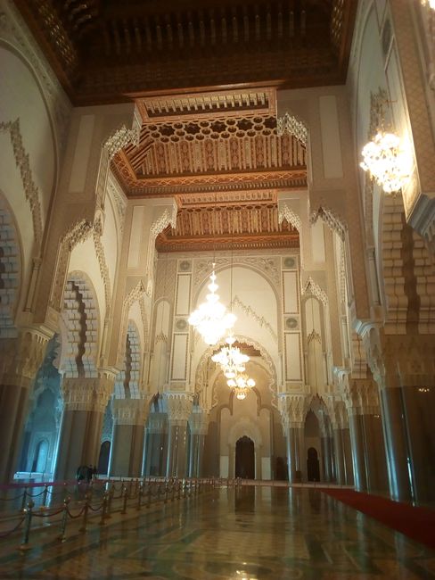 Inside the Mosque Hassan II
