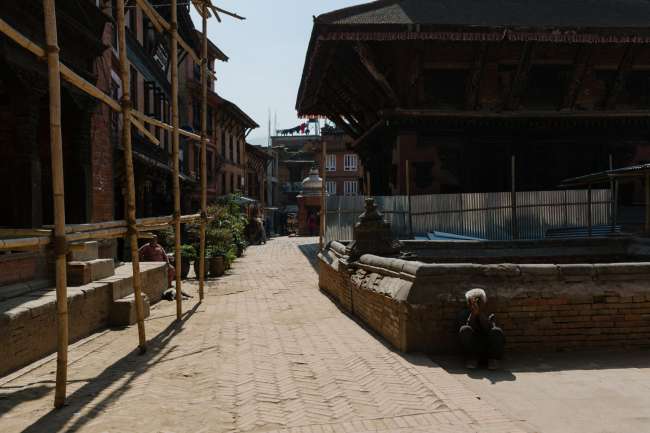 The old town of Bhaktapur