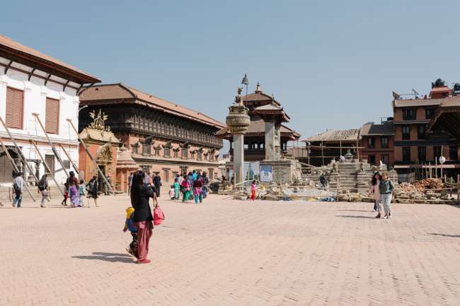 The old town of Bhaktapur