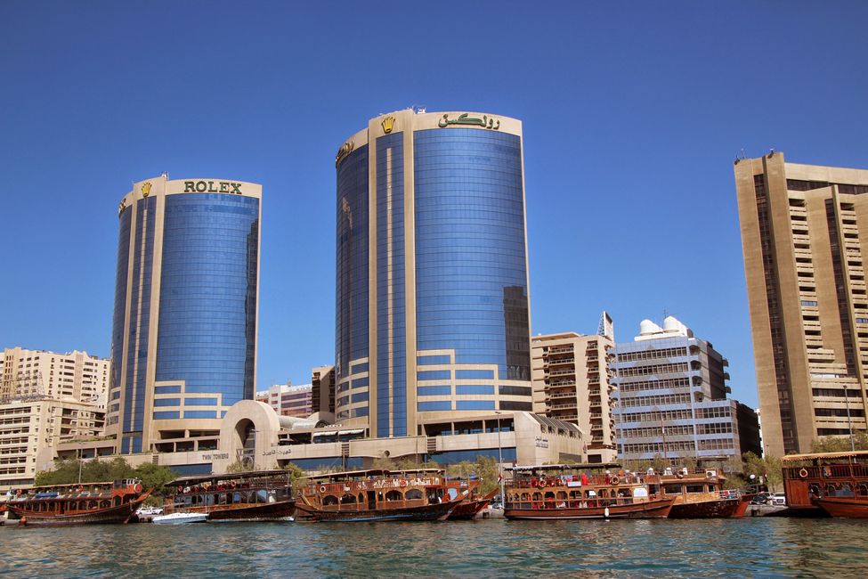 Tag 4 (2014): Bootsfahrt auf dem Dubai Creek & Souk Deira