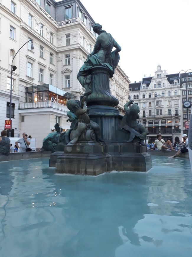 A fountain in Vienna