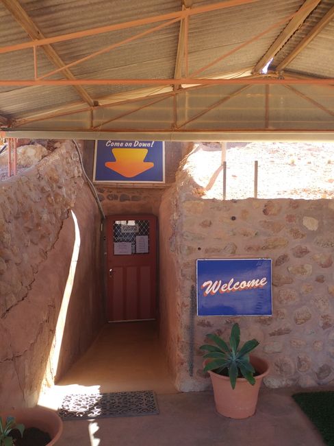 In the Outback, some people live underground because it's too hot