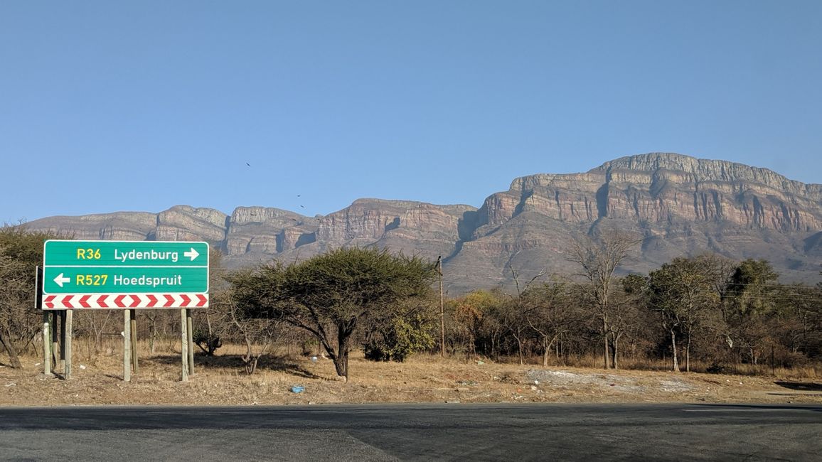 Tag 11: From Vaalwater to the Transvaal Drakensberg