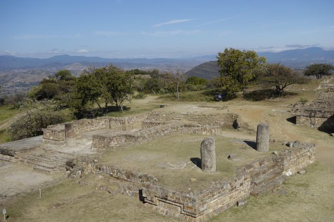 Las ruinas de Monte Albán