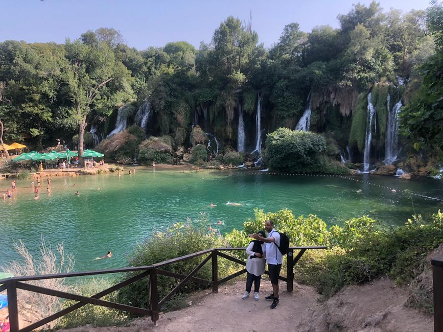 Kravica Waterfalls and a night in the desert of Bosnia