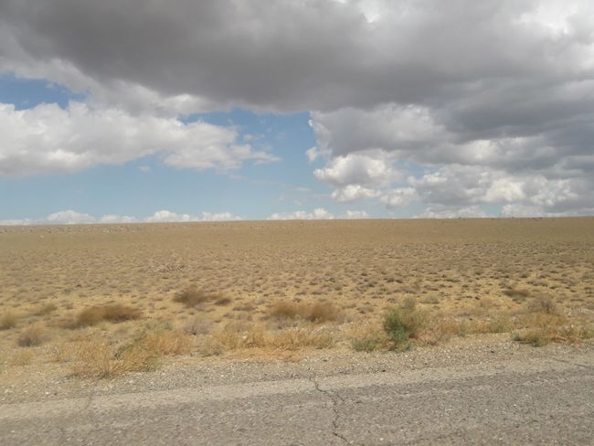 steppe as far as the eye can see