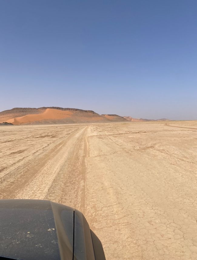 Offroading through the desert