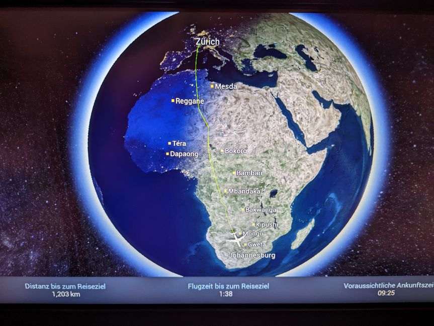 Gut in Johannesburg angekommen und direkt weiter zu den Drakensberg
