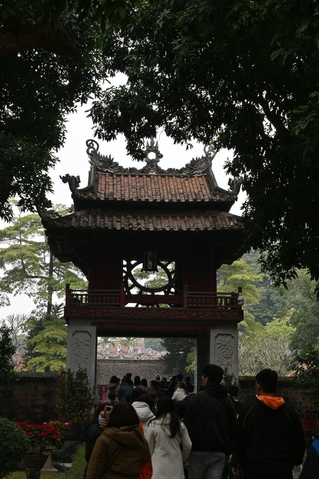 The Khue-Van-Cac Gate is an important landmark of Hanoi