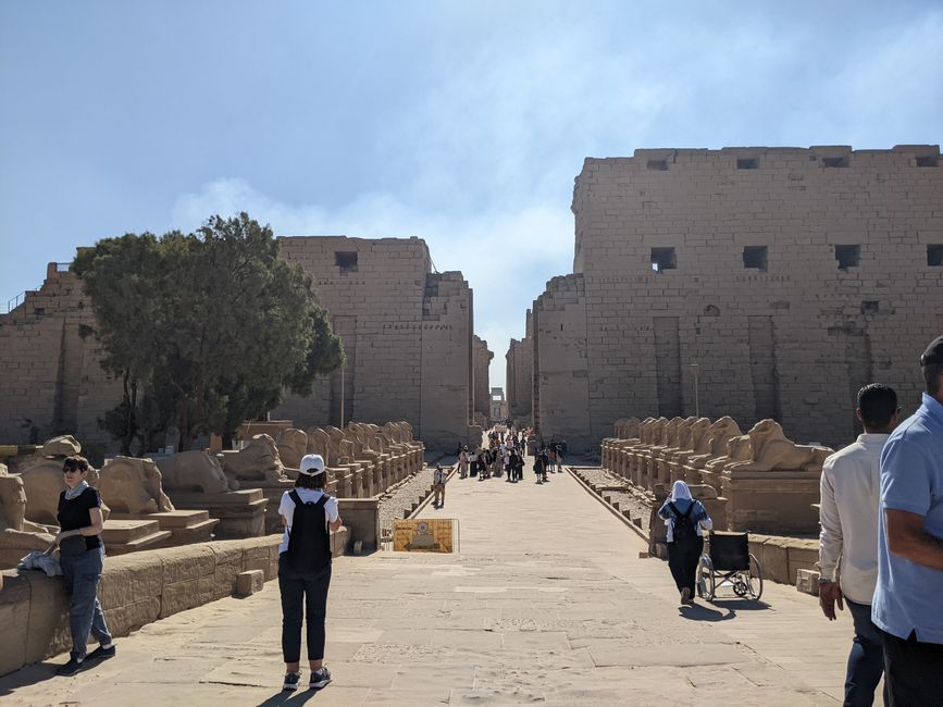 Entrance of the Temple of Karnak