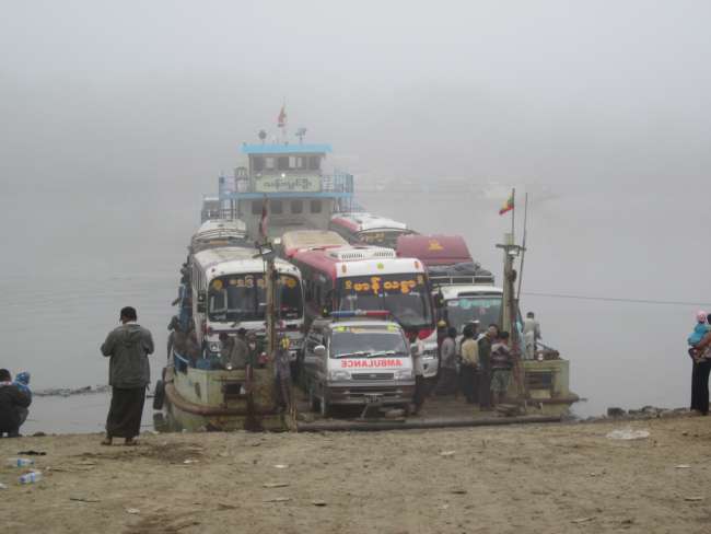 The ferry 'loaded'