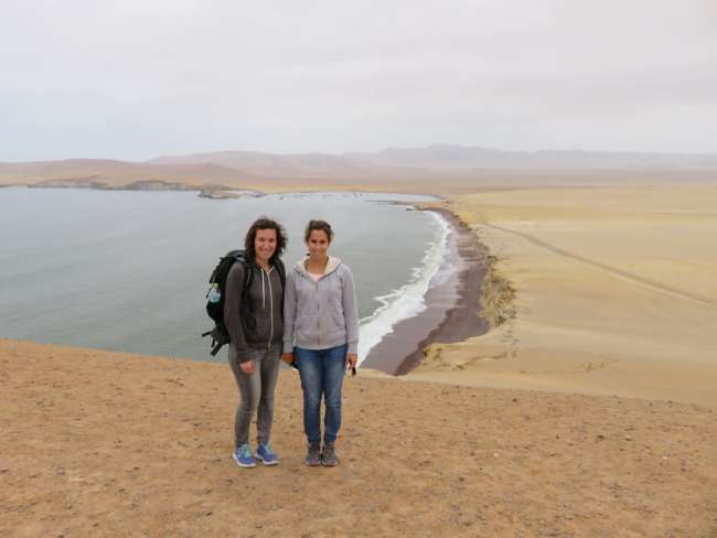 red beach in the Paracas National Reserve