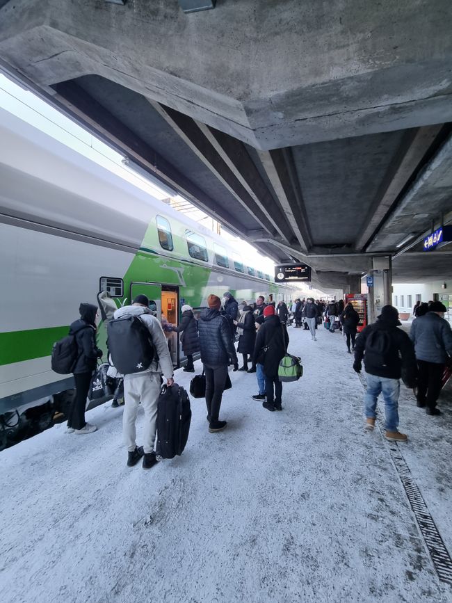 22.02.: Travel day Rovaniemi - Turku